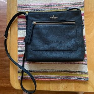 Kate Spade black medium crossbody bag- NEVER USED